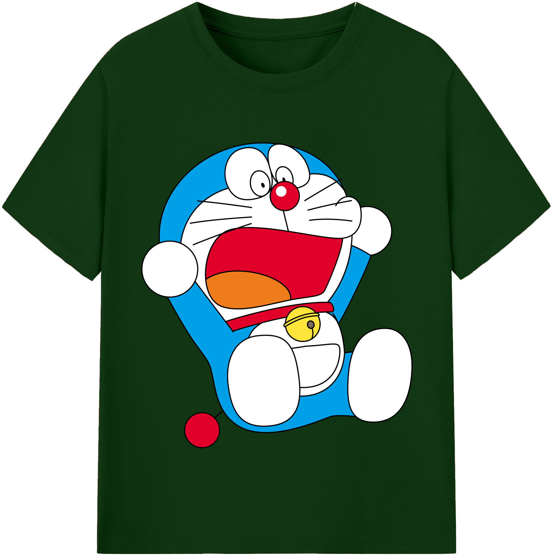 （画像用） ドラえもん Doraemon 綿100％半袖Tシャツ（フロントプリント）